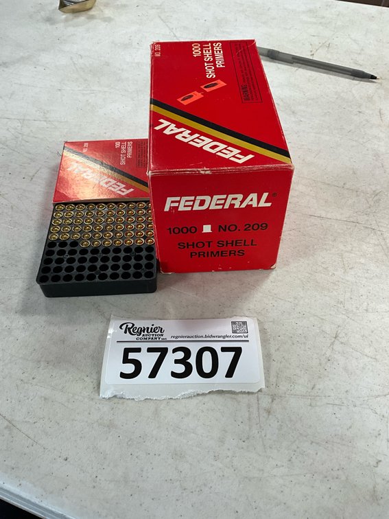No 209 Federal Shot Shell Primers