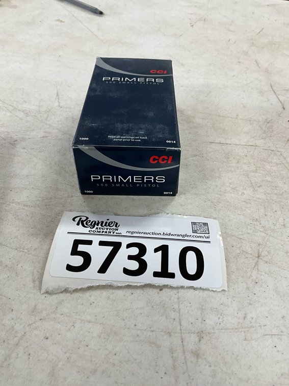 1000 count CCI 500 Small Pistol Primers
