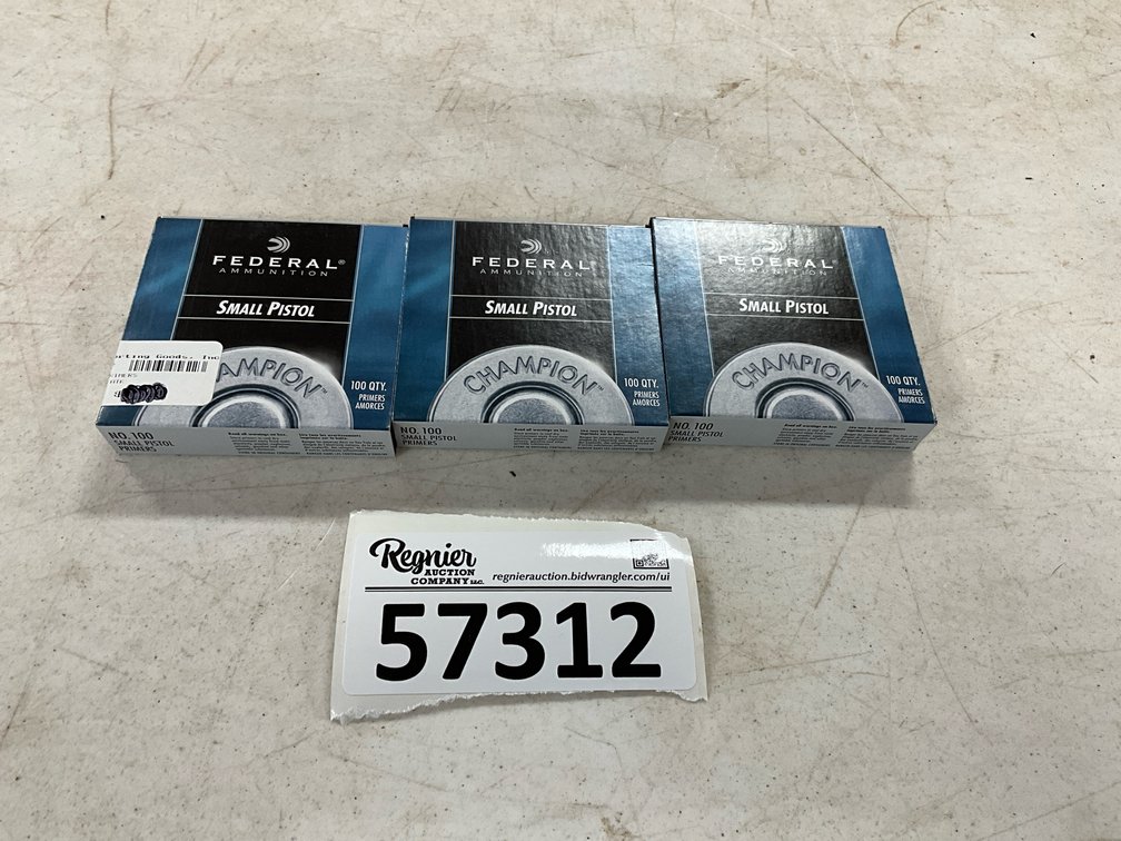 Federal No 100 Small Pistol Primers