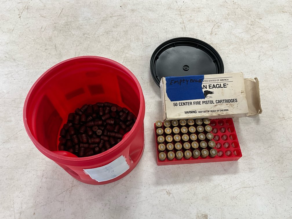 44 Cal Brass & Bullets