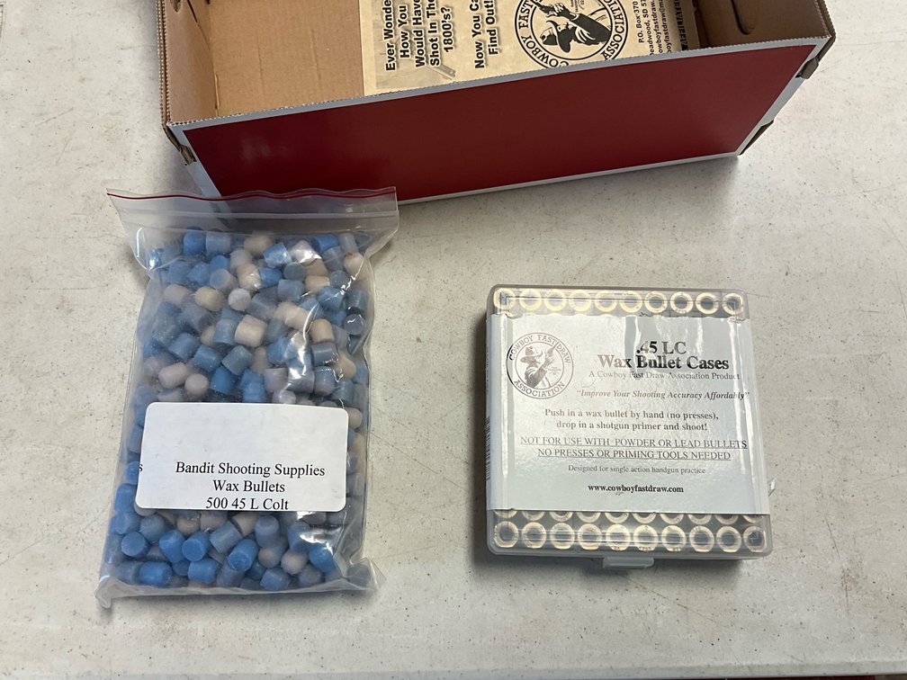 45 LC Wax Bullets