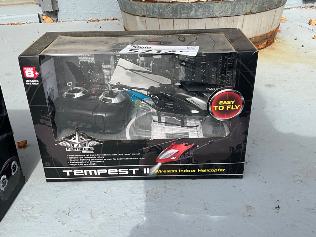 Tempest II Helicopter Black