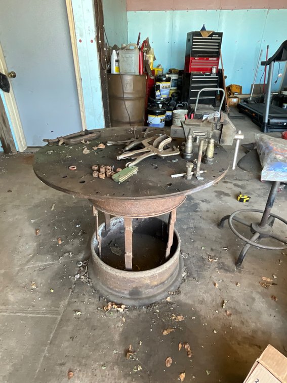 Welding Table w/ Clamps, Vice