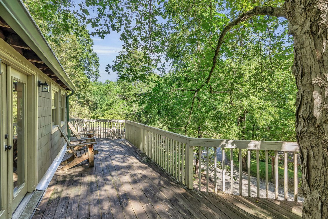 Image for Caney Fork Creek - 22 acres of Amazing Nature + Comfortable Old Log Cabin + Guest House + Shop