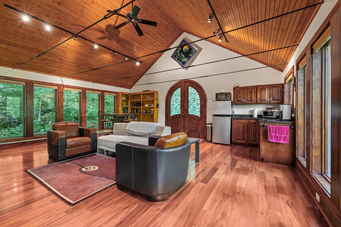 Image for Caney Fork Creek - 22 acres of Amazing Nature + Comfortable Old Log Cabin + Guest House + Shop