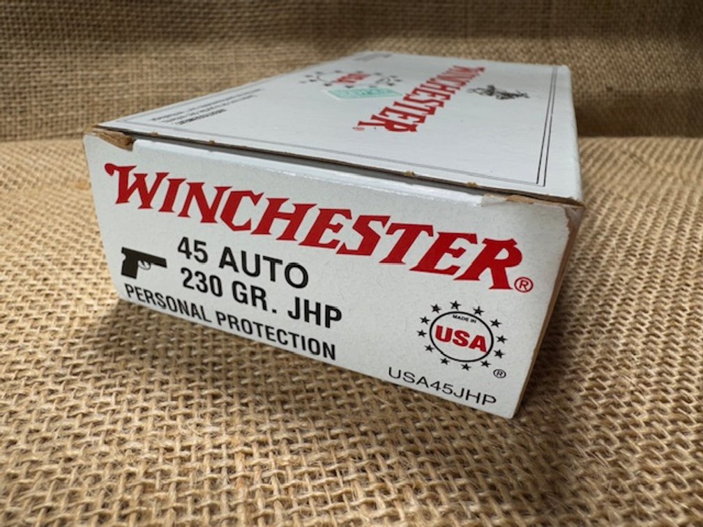 Winchester 45 AUTO 230 GR. JHP - Personal Protection - 1 Box / 50 Rounds