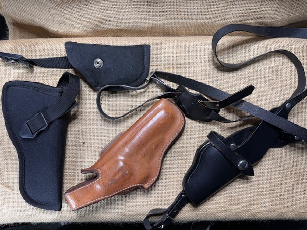 Holster Collection - 4 holsters