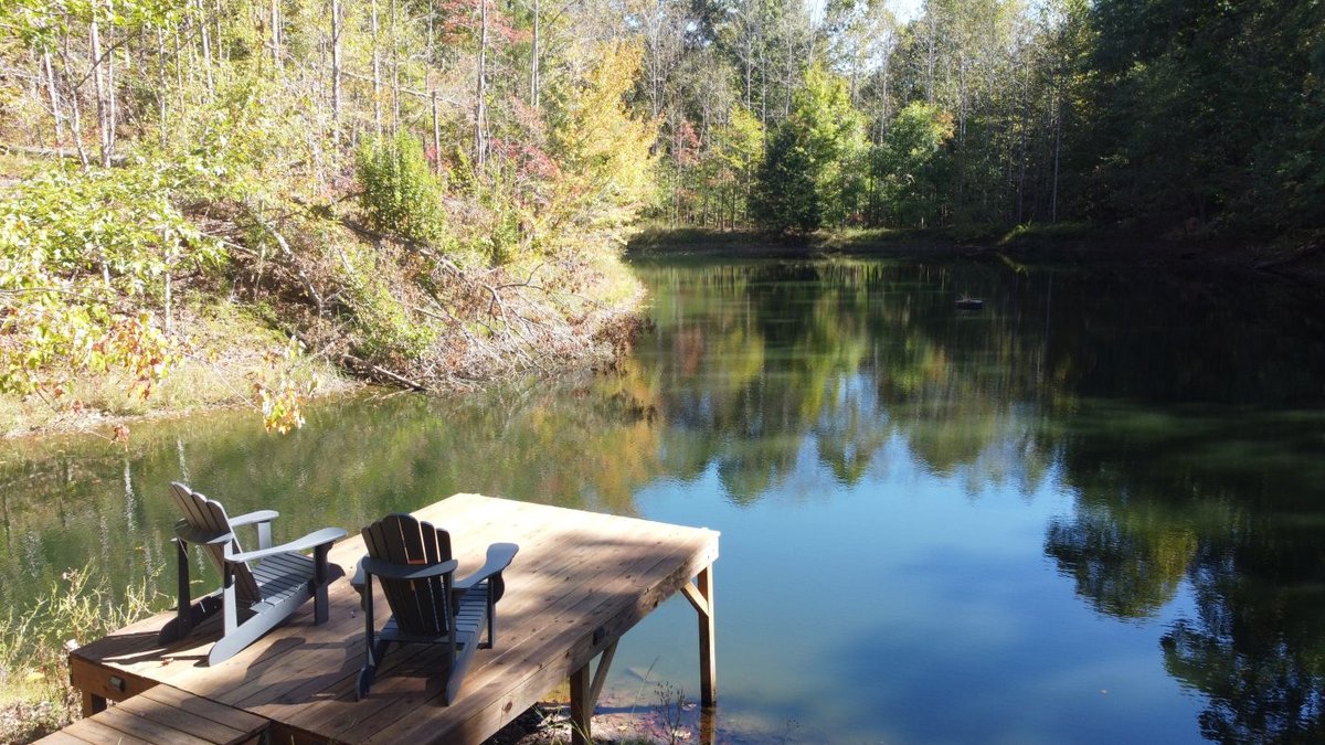 Image for Cabin & Lake - 44.5 acres on Hwy 50 in Hickman County - Joins 800-acre WMA!