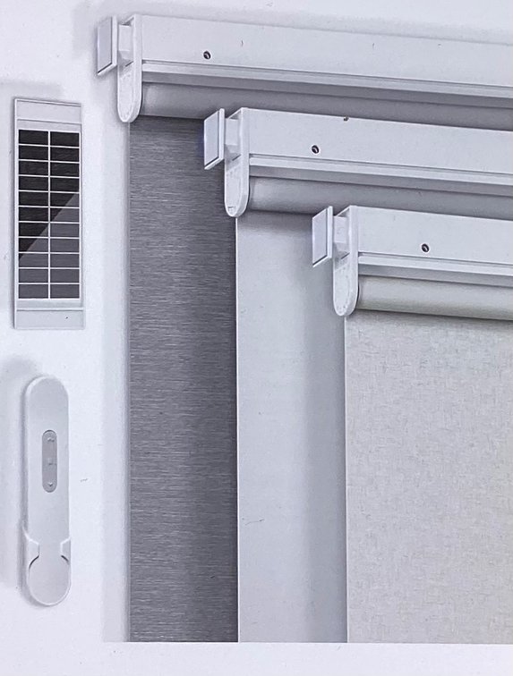 31.5”W 72”H - Motorized Smart Roller Blinds (S1)