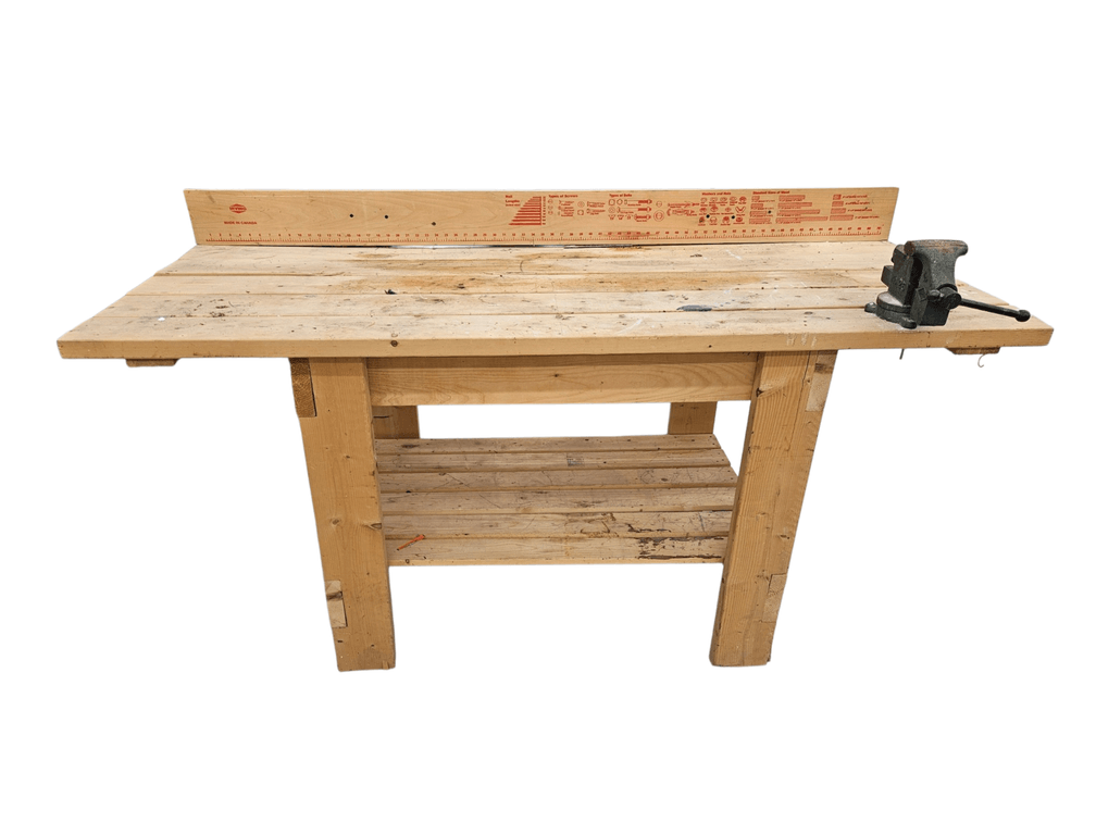 Wooden Workbench with Iron Vice (Z2)