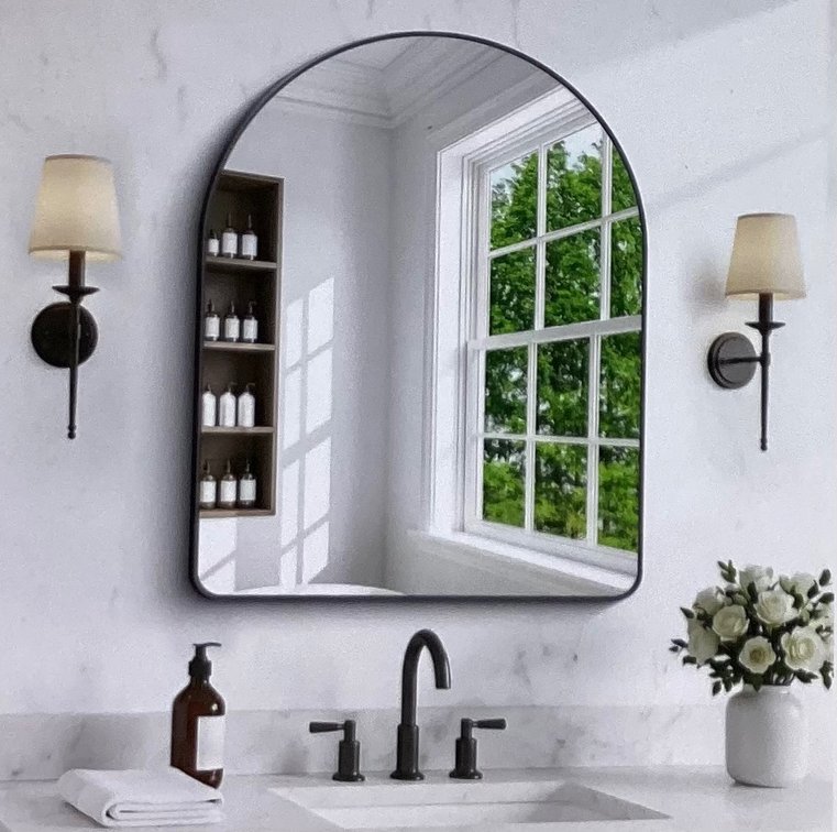 24”x30” Arched Wall Mirror (S1)