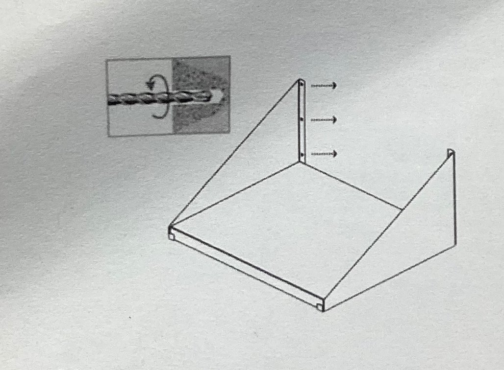 Stainless Steel Wall Shelf (S1)