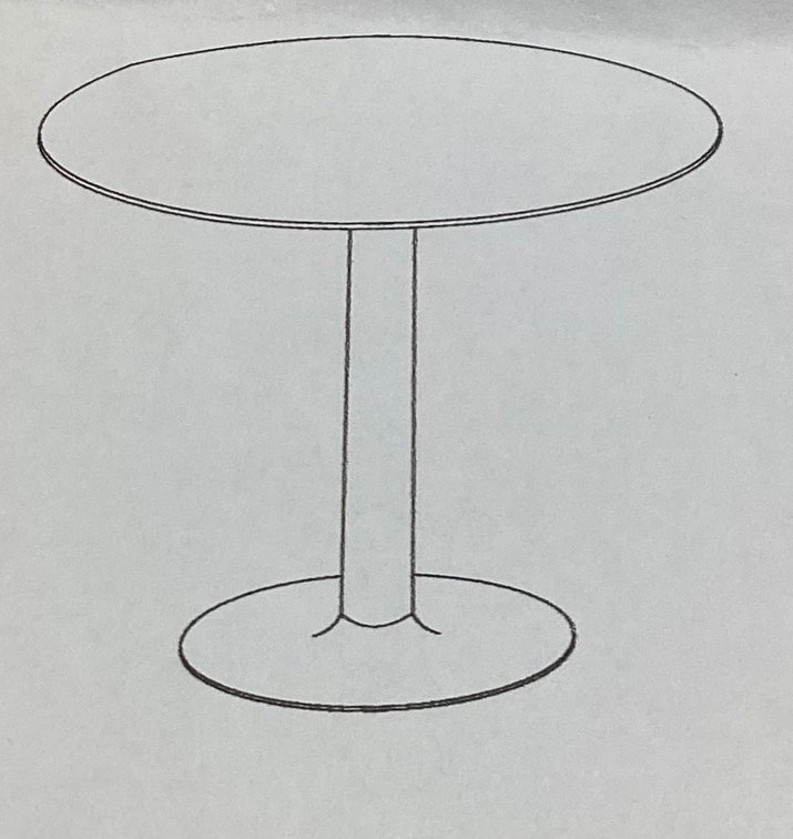 23”x29” Glass Table (S2)