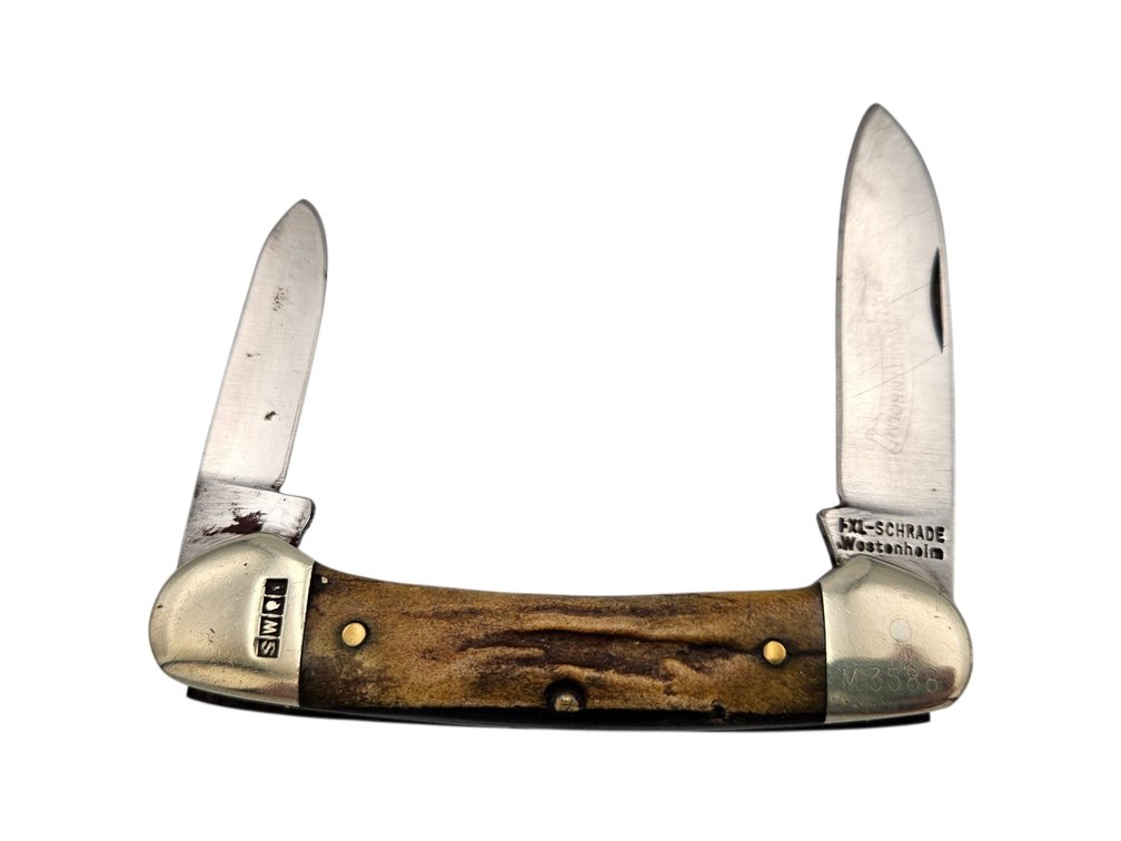 I-XL-Schrade Wostenholm Canoe Pocket Knife (V)
