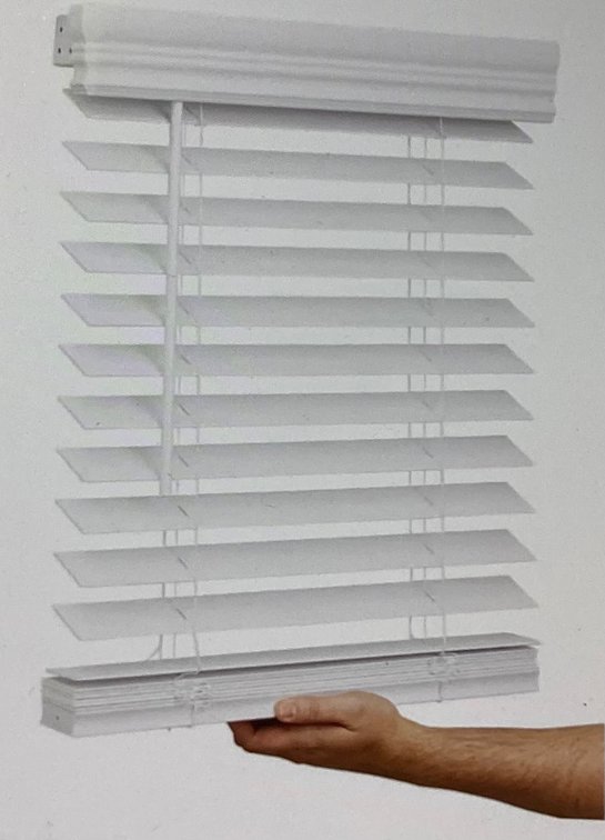 39”x72” Cordless 2” Faux Wood Blind (S1)