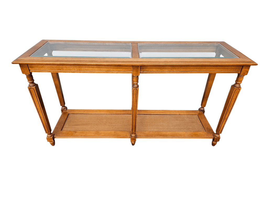 Vintage Wooden Console Table (Z1)
