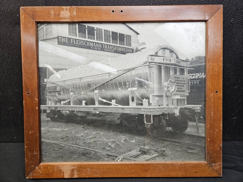 Vintage Train Car Photograph (Z1)