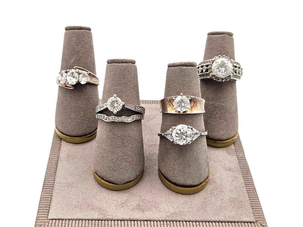 Sterling CZ Assorted Rings (V)