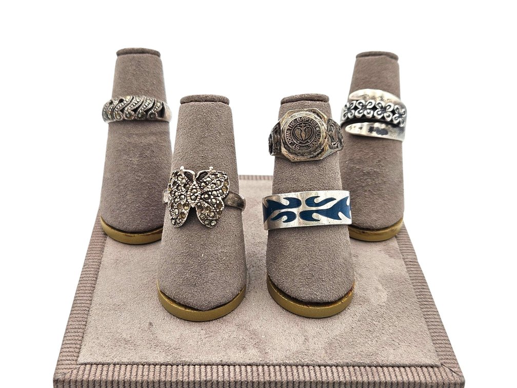Sterling Rings Lot (V)