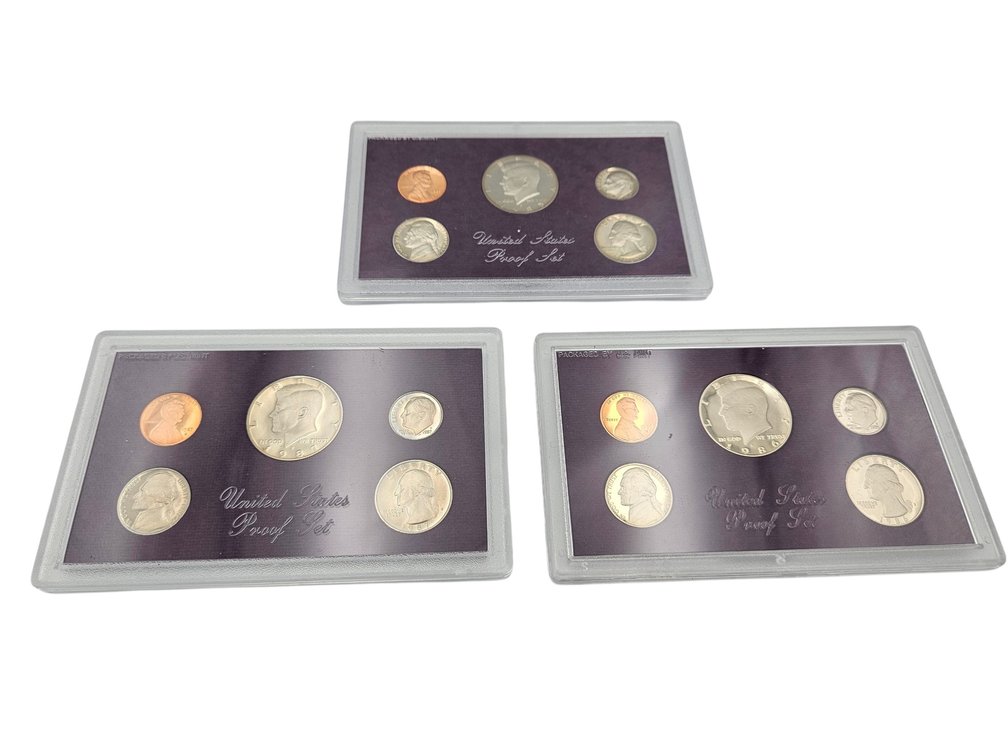1985-1986 US Coin Proof Sets (V)