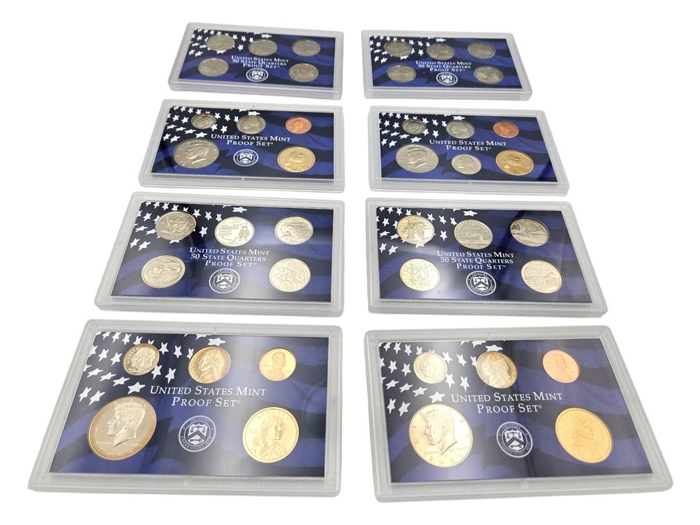 2001-2004 US Coin Proof Sets (V)