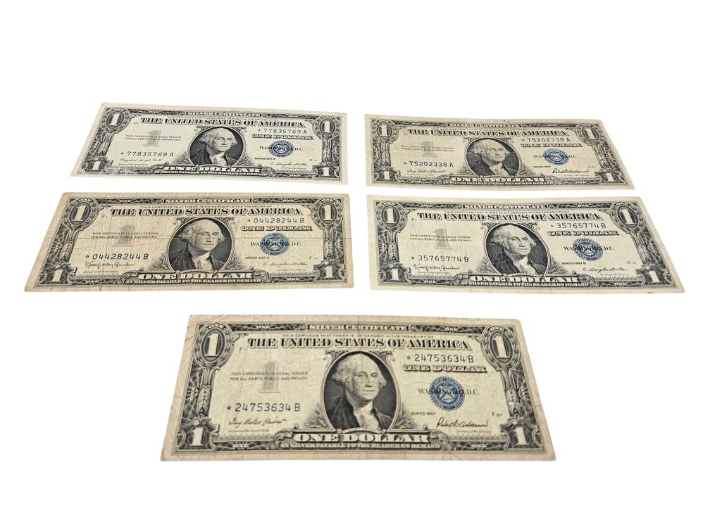 US Dollar Silver Certificate Star Series Bills (V)