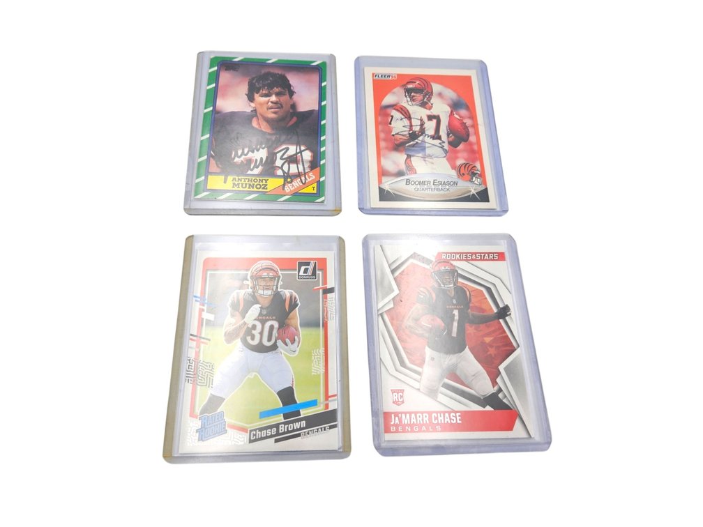 Ja`Marr Chase, Chase Brown Rookie cards, and More - See Description (V)