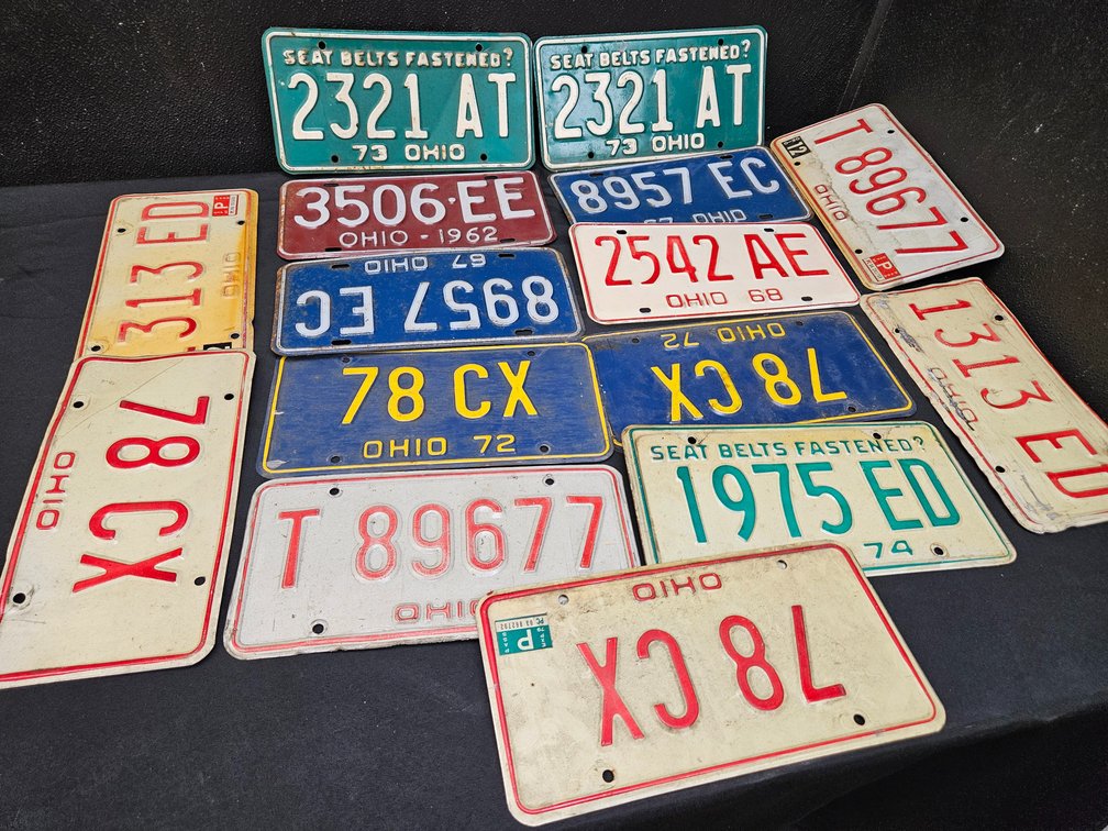 Ohio License plates - See Description (S-6)