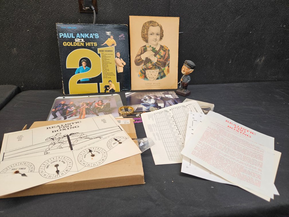 Misc Vintage Lot with Costume Jewelry - See Description (S-6)