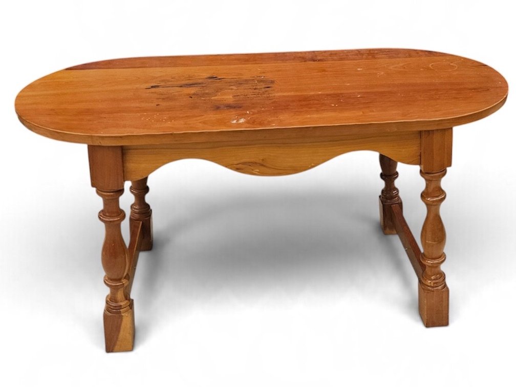 Wooden Oval-Topped Table (Z2)