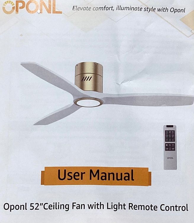 52” Ceiling Fan (S1)