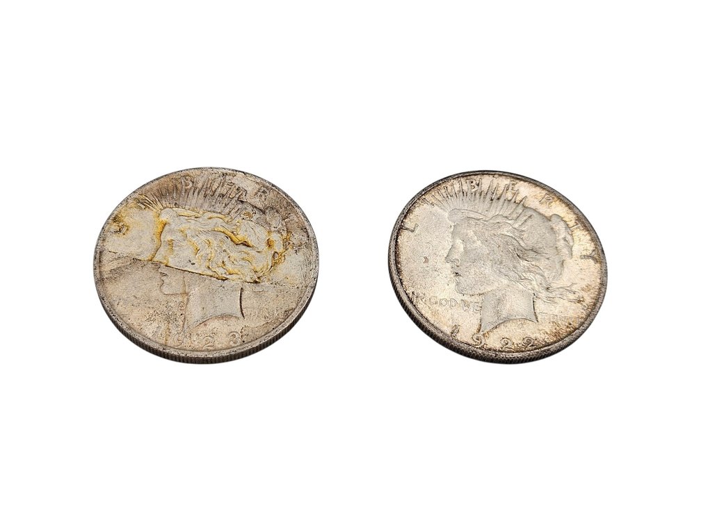 Silver 1922/1923 Peace Dollar Coins (V)