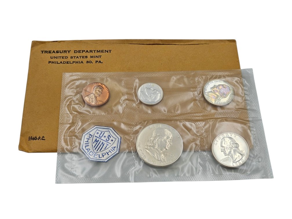 1960 Philadelphia Mint Proof Coin Set (V)