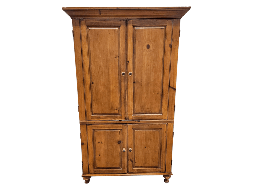 Vintage Knotted Wood Cabinet (Z2)