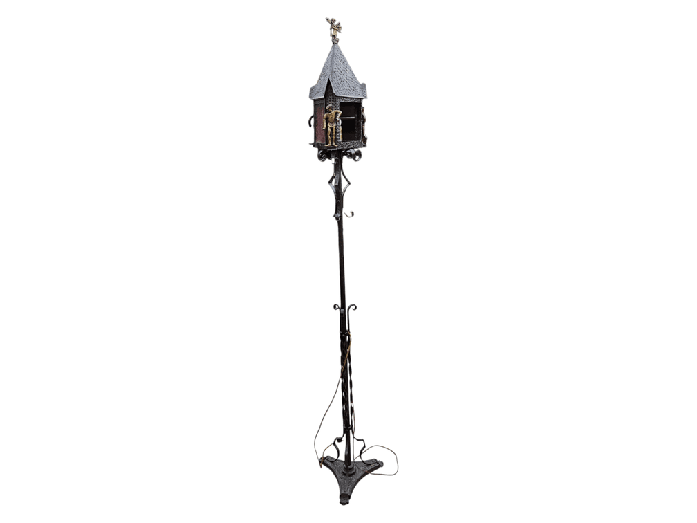 Stained Glass Lantern Style Floor Lamp (Z2)