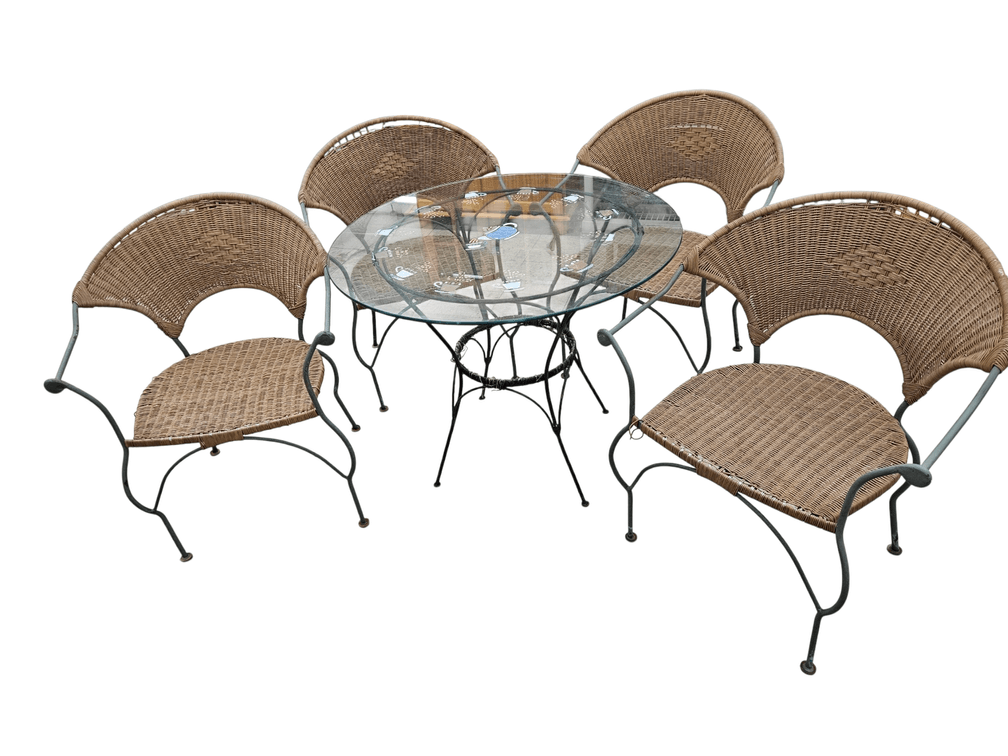 Woven/Iron Dinette Set (Z2)