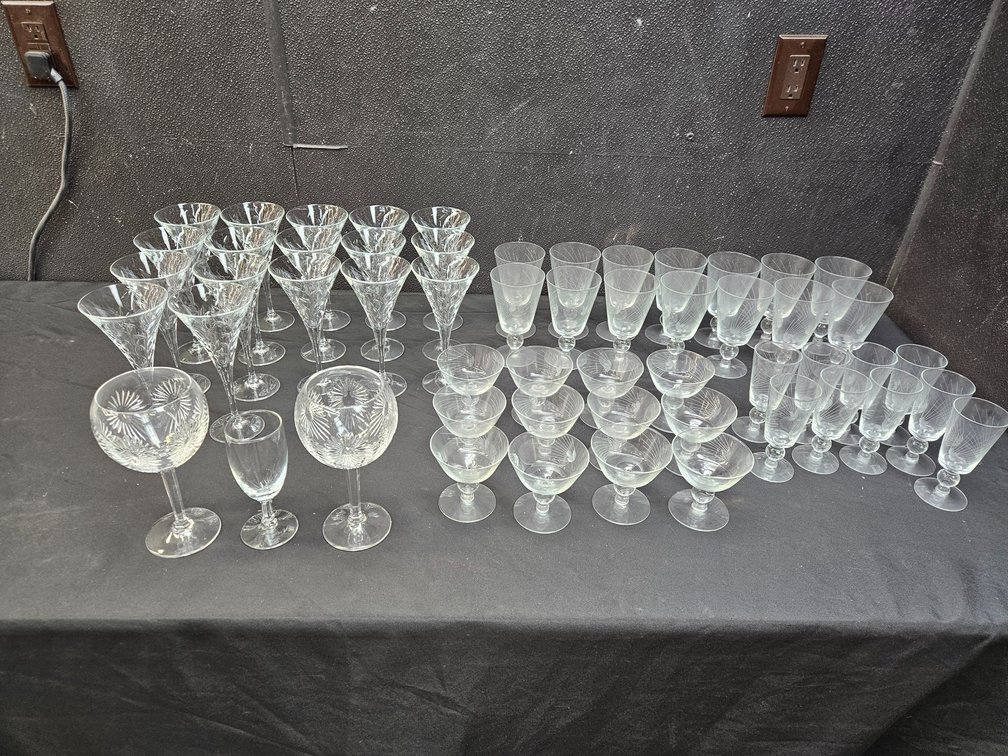 Vintage Crystal and Glass Assortment (S9)