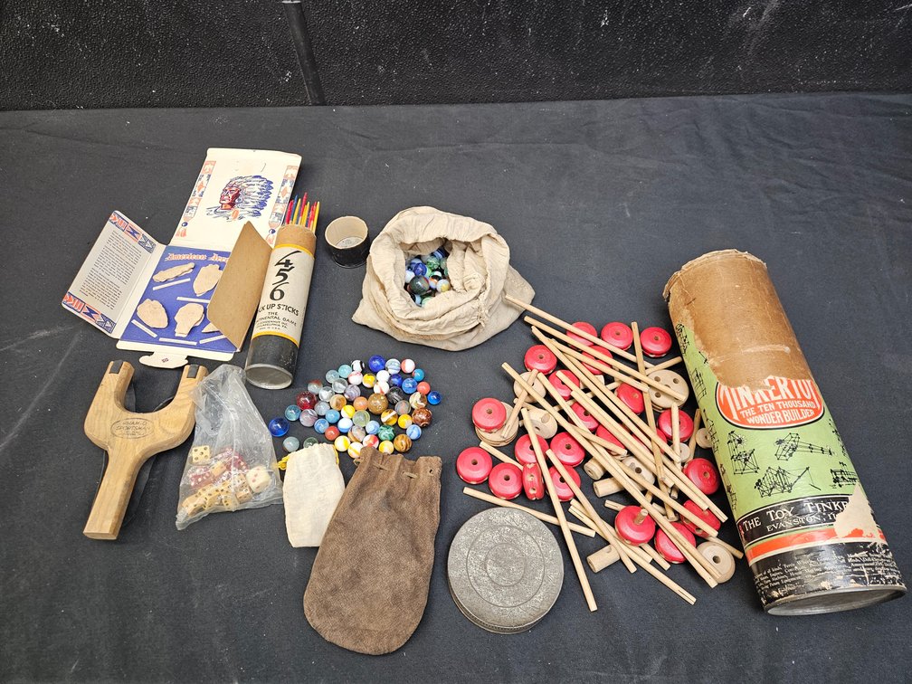 Vintage Toys, Pickup Sicks, Slingshot and More (S10)