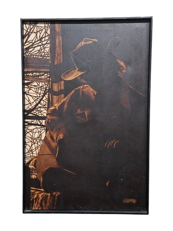 1972 Alan W. Long Cowboy Print (S-12)
