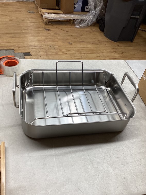 “Made In” - 17” Stainless Steel Roasting Pan (S5)