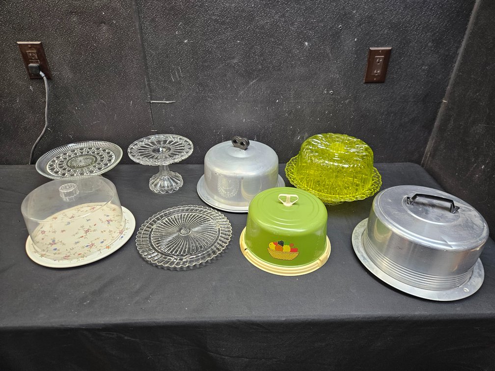 Vintage Cake Stands and Covers (S12)