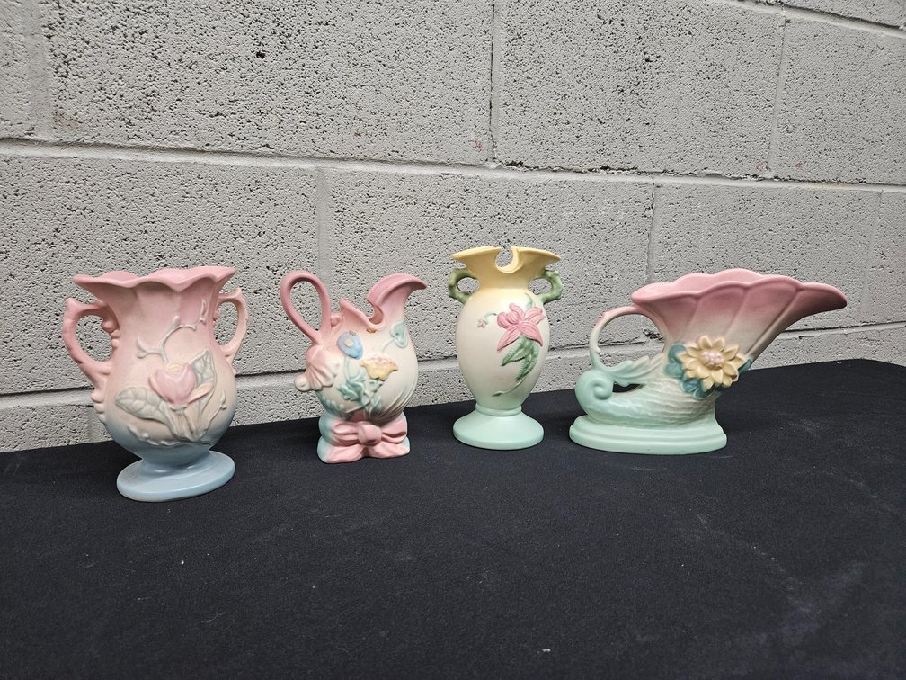 Vintage Hull Vases Lot (S-1)