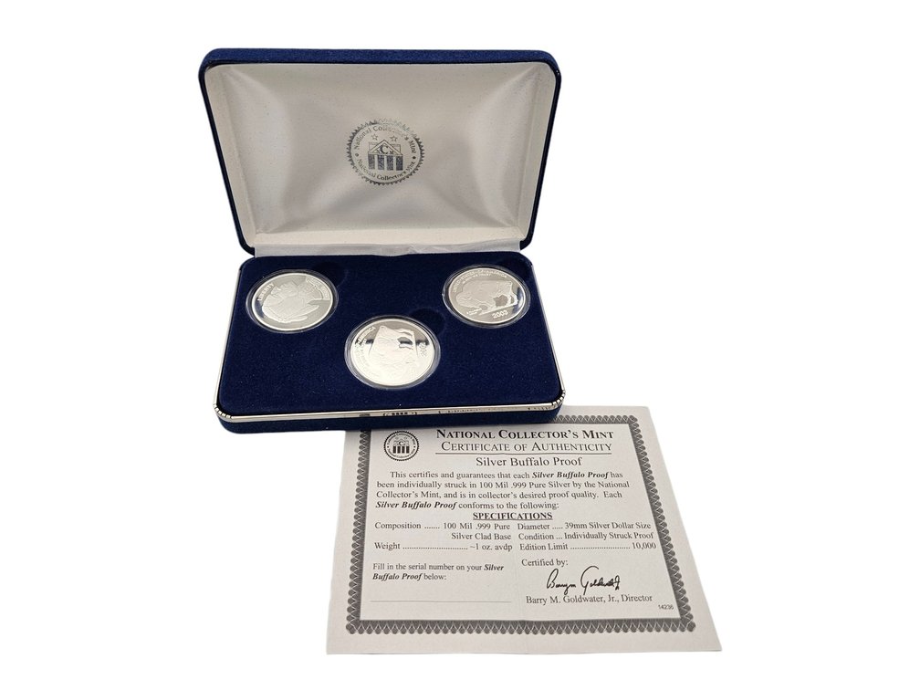 National Collectors Mint Silver Medallions (V)