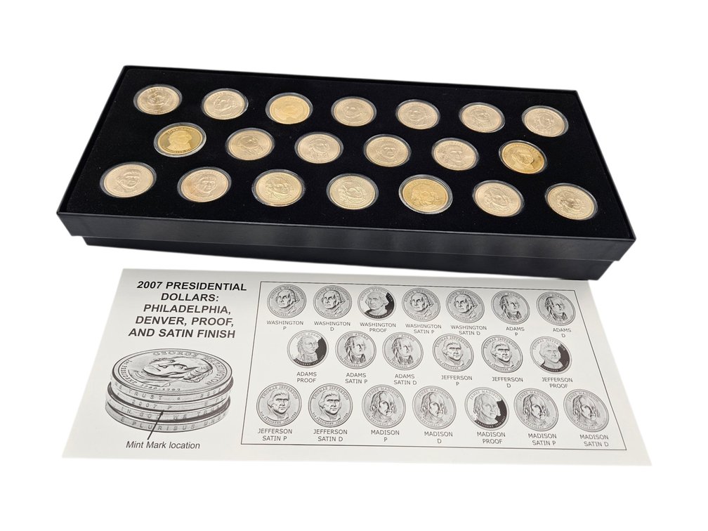 2007 Presidential Dollar Coins Lot (V)