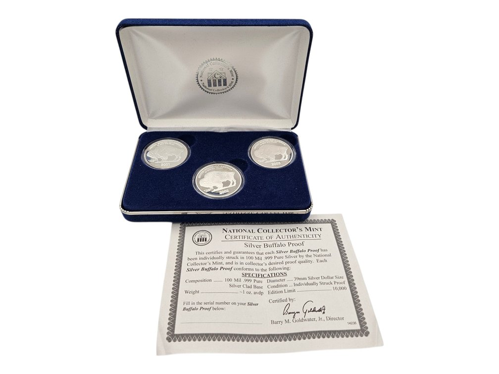 National Collectors Mint Silver Medallions (V)