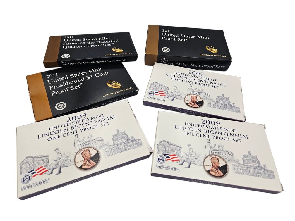 Assorted 2009/2011 US Proof Coin Sets (V)