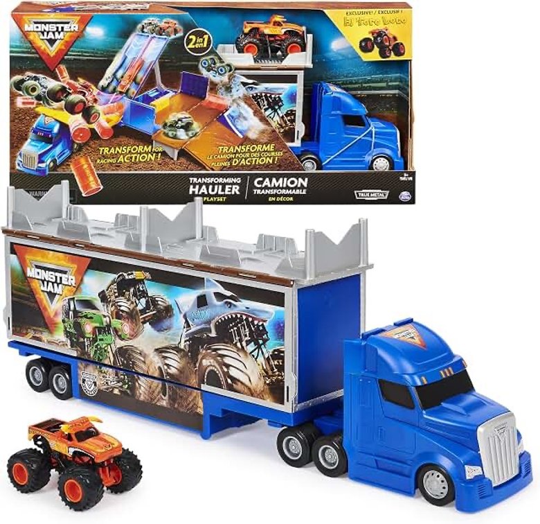 Monster Jam Transforming Hauler Playset (S1)