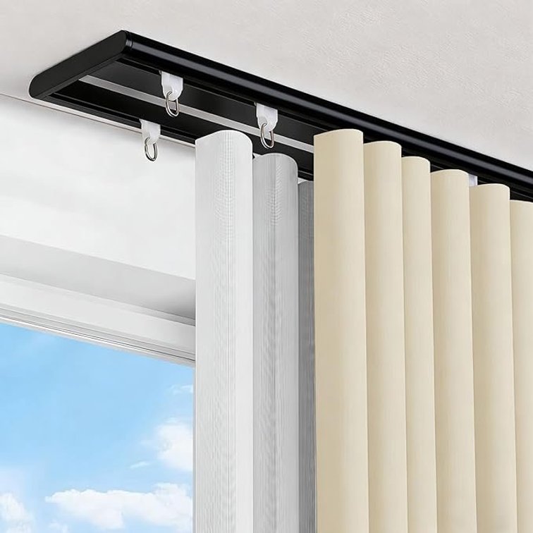 Cbsroro Double Ceiling Curtain Track Rail (S2)