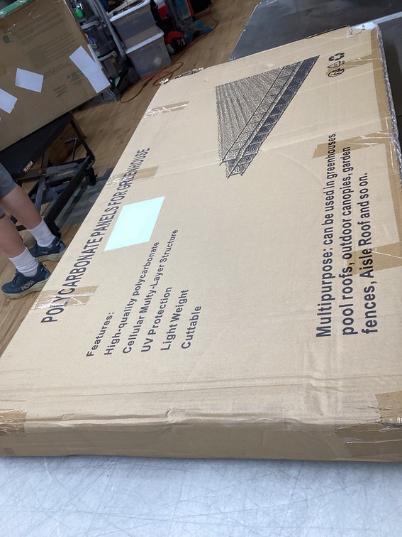 Polycarbonate Panels for a Greenhouse (S2)