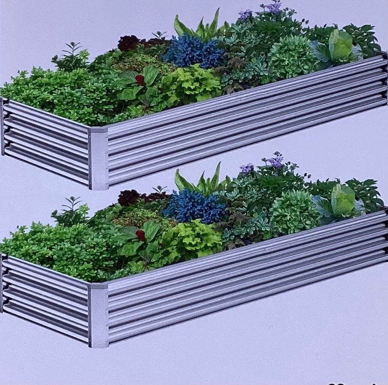 Galvanized Raised Garden Bed (S2)